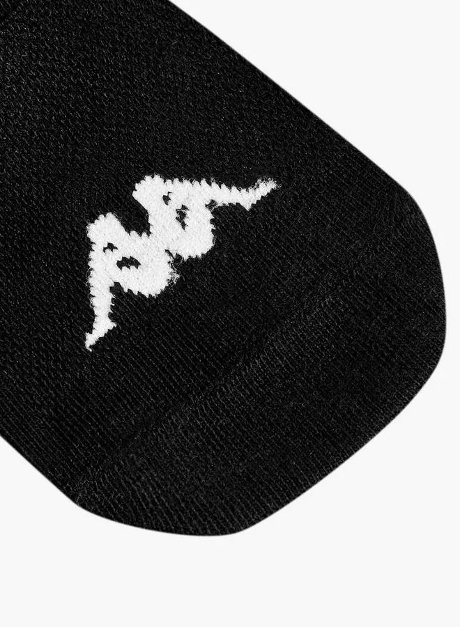 Kappa BLACK Invisible Sports Socks Cotton - Set Of 5 for Men | Best Price UAE